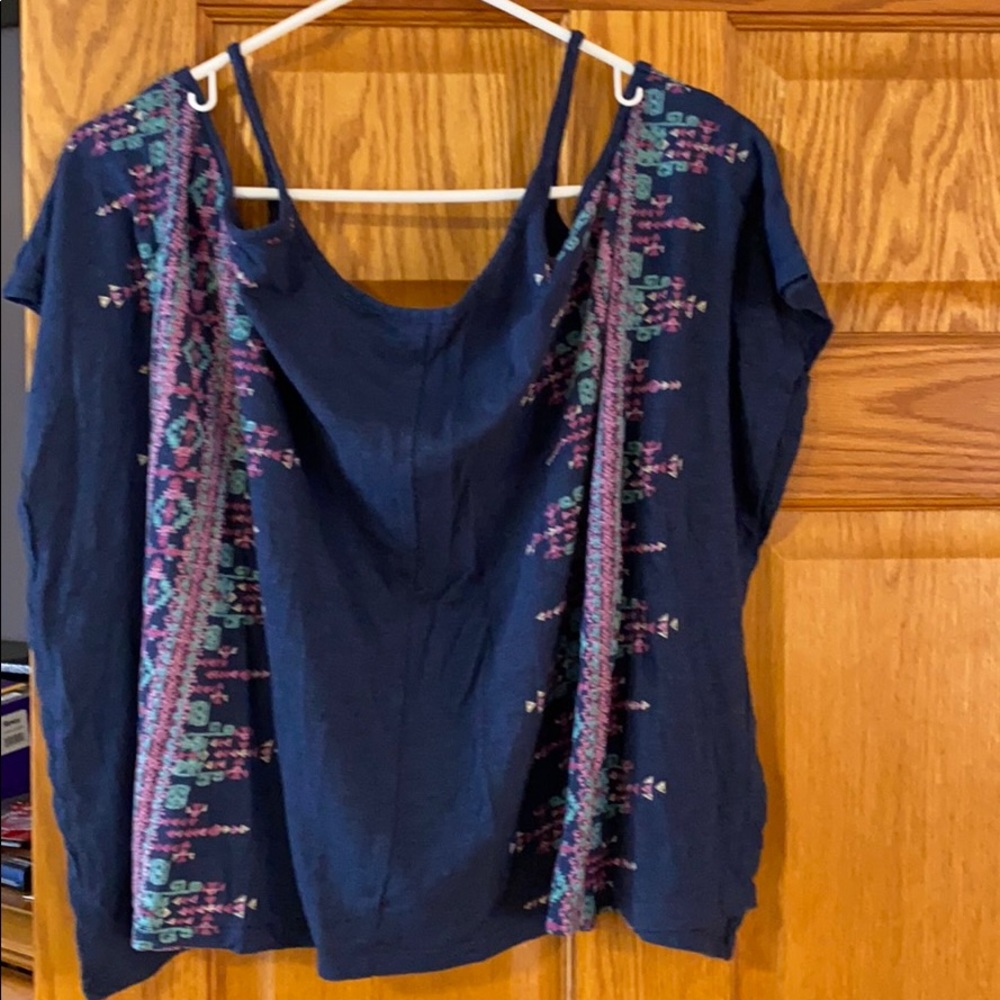 Maurices top with shoulder cut out